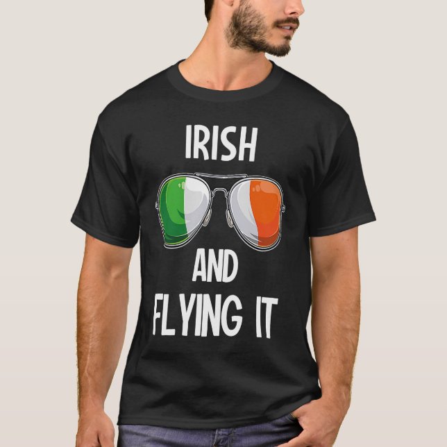 T-shirt Irlande St Patrick's Day Party Irlandais et le vol (Devant)