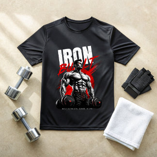 T-Shirt Iron Built Gym Warrior – Savage Bodybuild