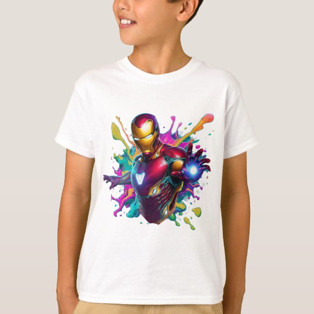 T-shirt iron man (Devant)