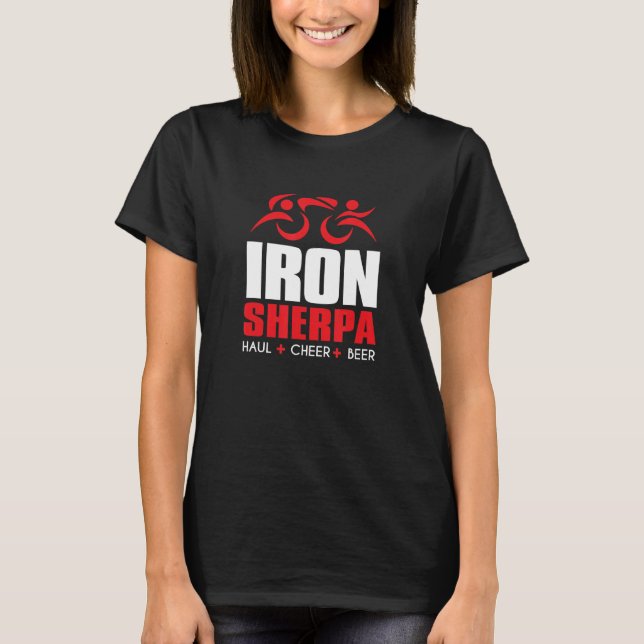 T-shirt Iron Sherpa Triathlon Inspiré Haul Ch (Devant)