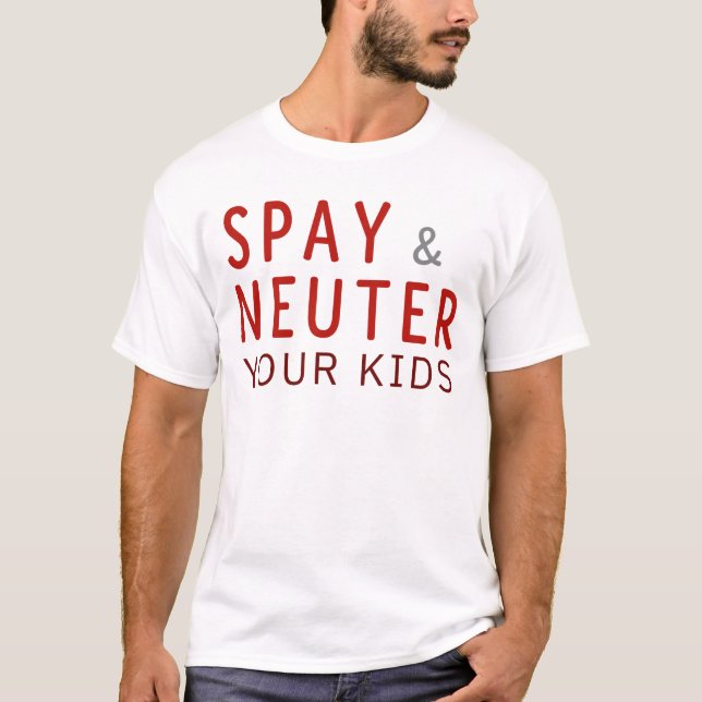 T-shirt Ironie Fonction publique Parodie citation Spay et  (Devant)