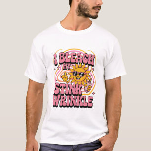 T-shirt Ironique Je blanchis mon pli puant Drôle de blague