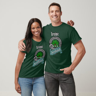 T-Shirt Irvine Clan Badge & Tartan