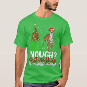 T-shirt Is This Jolly Enough Whippet Dog Christmas Tree