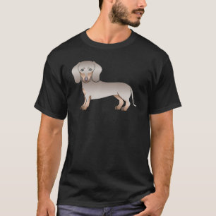 T-shirt Isabella et Tan Smooth Coat Dachshund Chien de Des
