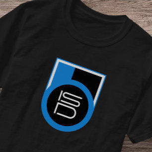 T-shirt ISD Noir Bleu Blanc Streetwear Urbain