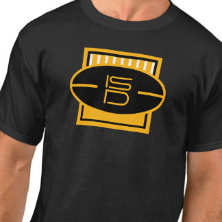T-Shirt ISD Unisexe Noir et Or de Football
