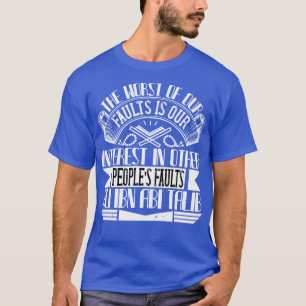 T-shirt Islam La Pire Faute Est L'Intérêt D'Autres Fautes