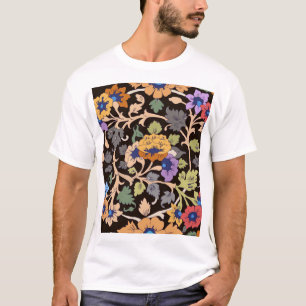 T-shirt Islamique Classique : Ornement Floral sans Seamles