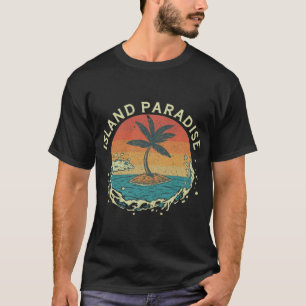 T-shirt Island Paradise Sunset