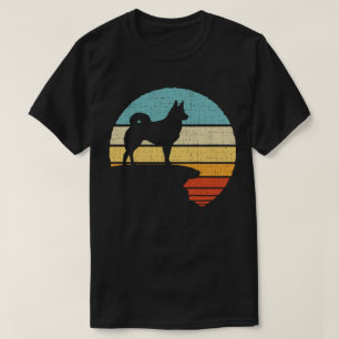 T-shirt Islandais Sheepdog Retro Chien Vintage Propriétair