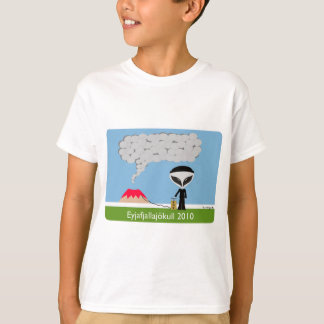 T-shirt Islande Volcano 2010 Kid Tee
