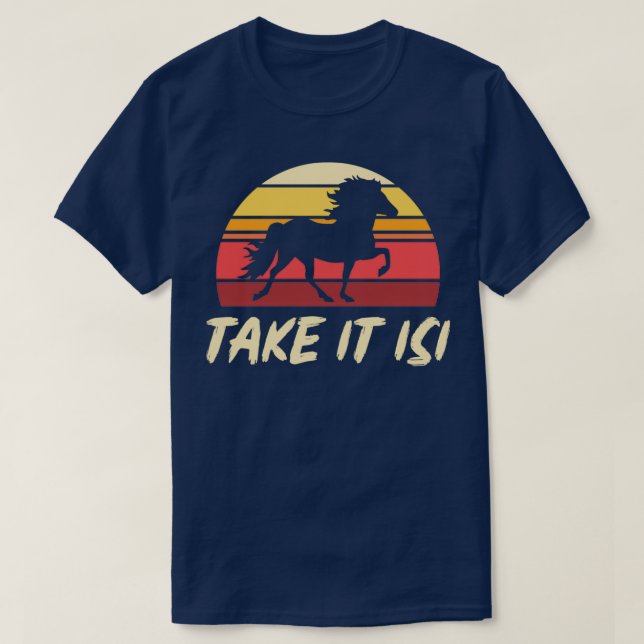 T-shirt Islandpferd Prenez Isi (Design devant)