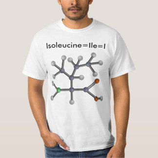 T-shirt Isoleucine (acide aminé)