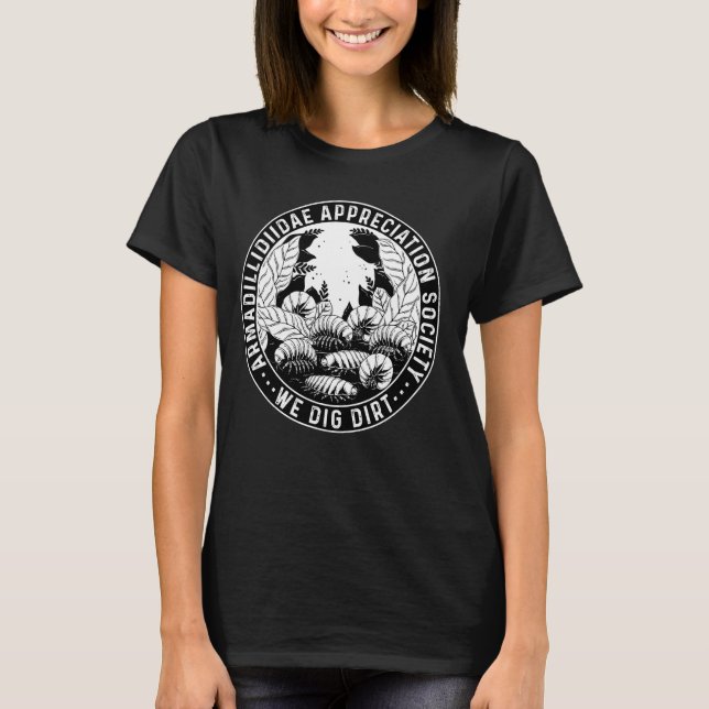T-shirt Isopod Roly Poly Pill Bug Rollie Pollie Nous Creg  (Devant)