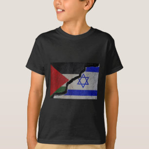 T-shirt Israël Et L'Unité Palestinienne - Arrêter La Guerr