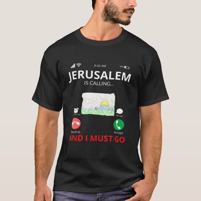 T-shirt Israël Jérusalem (Devant)