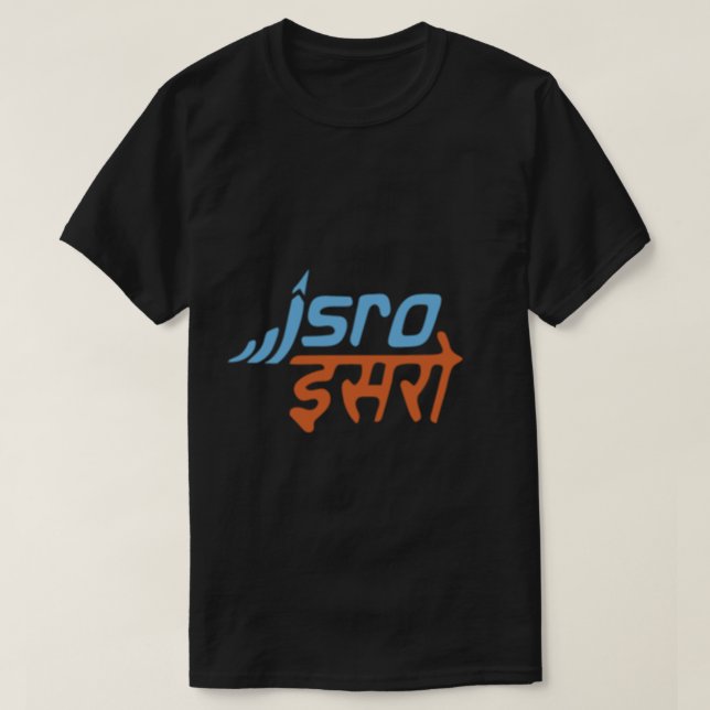 T-shirt ISRO Organisation indienne de recherche spatiale (Design devant)
