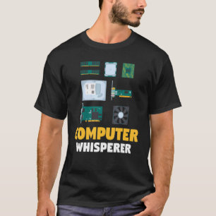 T-shirt IT Support Programmeinformatique Ordinateur Whispe