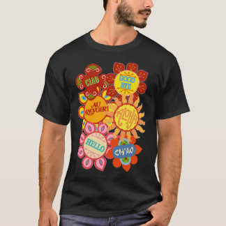 T-shirt It&x27 ; s a Small World Flowers, belles fleurs,