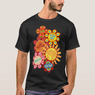 T-shirt It&x27 ; s a Small World Flowers (original) Classi