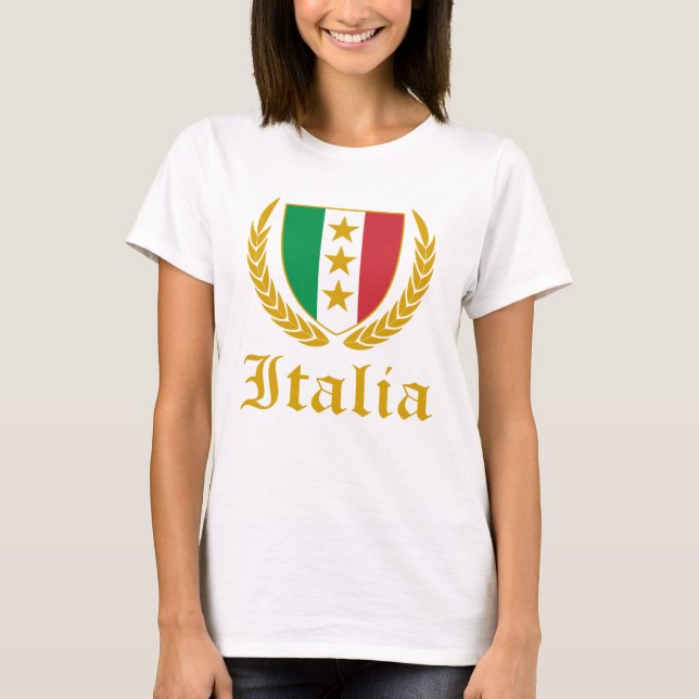 T-shirt Italia Crest (Devant)