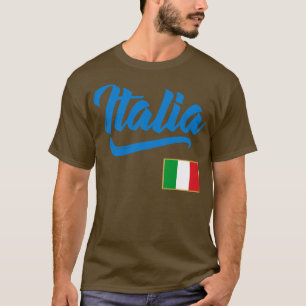 T-shirt Italia Drapeau Italie Italie Fierté de famille