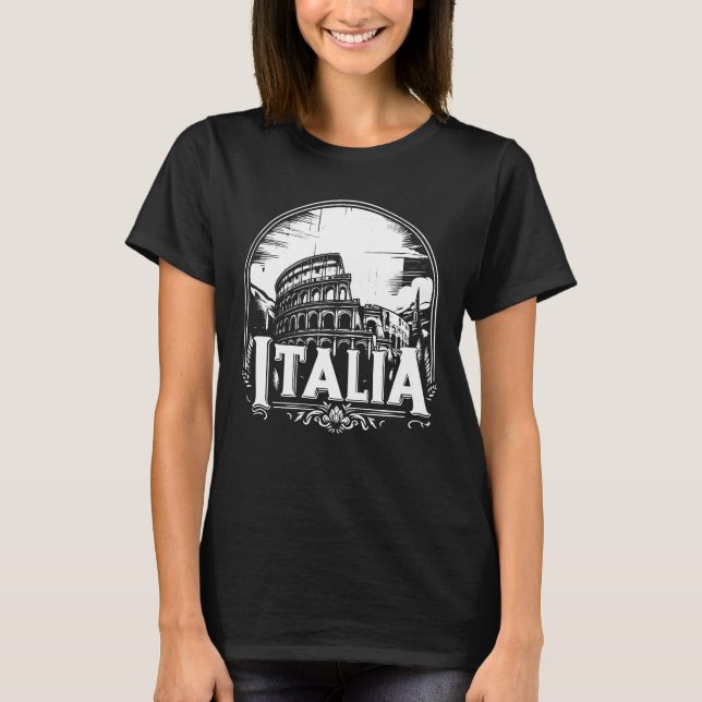 T-shirt Italia Rome Colosseum (Devant)