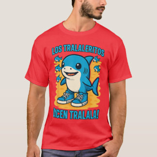 T-shirt Italian Brainrot Losralaleritos Dicenralala Drôle 