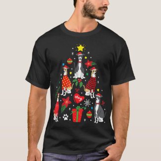 T-shirt Italian Greyhound Christmas Ornament Tree Dog Mom