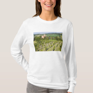 T-shirt Italie, Bologne, Vue à travers le vignoble jusqu'à