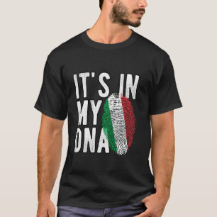 T-shirt Italie C'est dans mon ADN Fier drapeau italien ita