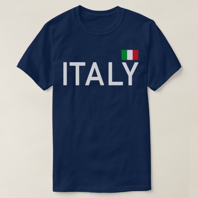 T-shirt Italie Drapeau Italia Italiano Sports (Design devant)