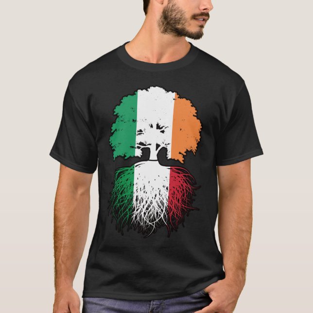 T-shirt Italie Irlande Irlande Irlande Irlande Italie Drap (Devant)