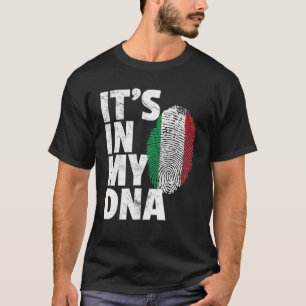 T-shirt Italie Italie Drapeau C'est dans mon ADN cadeau de