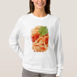 T-shirt Italie, Orta, lac d'Orta, spaghetti avec tomate