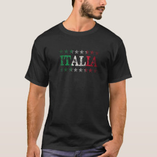 T-shirt Italie Voyage Italie Drapeau Italia Italiano Pride