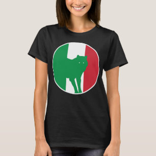 T-shirt Italie Wolf Italie drapeau animal national italien