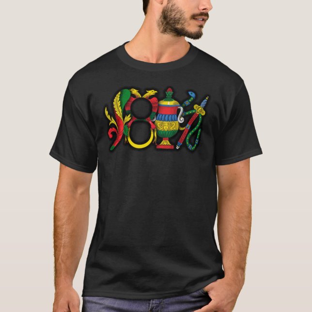 T-shirt Italien Aces Briscola Scopa carte Classic (Devant)