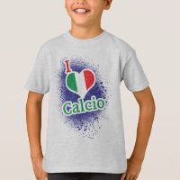 T-Shirt Italien De Football Calcio