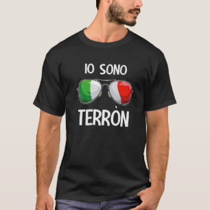 T-shirt Italien Funny Italie Slang Italia Pun Io Sono Terr