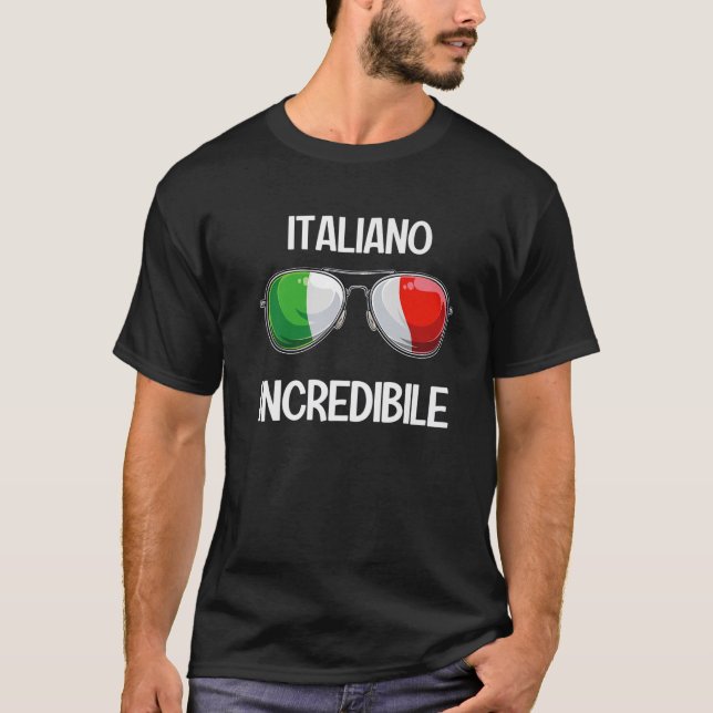 T-shirt Italien Funny Italie Slang Italia Pun Italiano Inc (Devant)