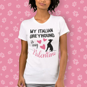 T-shirt Italien Greyhound est mon Amoureux des chiens Vale