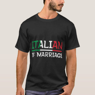 T-shirt Italien par mariage