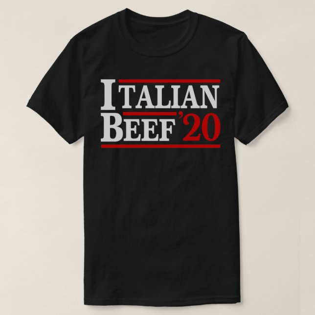 T-shirt Italienne Boeuf 2020 Election Italie Italiano Ital (Design devant)