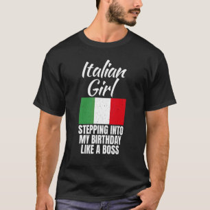 T-shirt Italienne Entrant Dans Mon Anniversaire Comme Un P