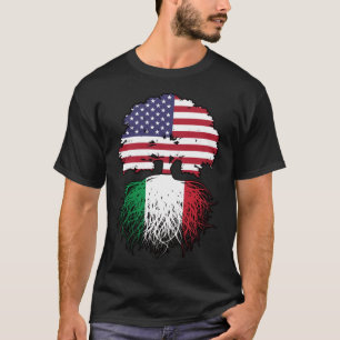 T-shirt Italy Italian American USA United States America