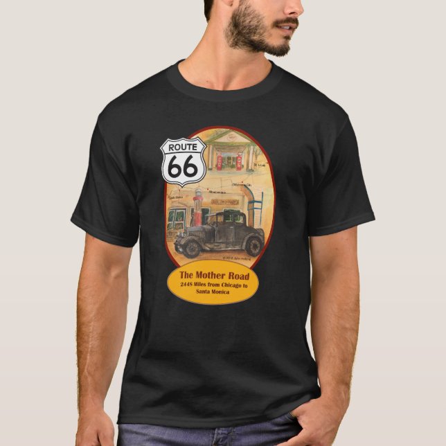 T-shirt Itinéraire 66 (Devant)