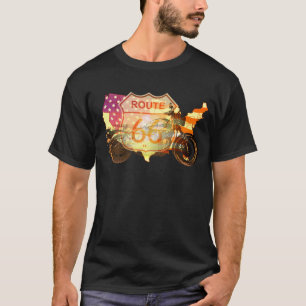 T-shirt Itinéraire 66 de tour