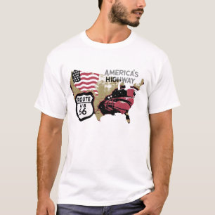 T-shirt Itinéraire vintage 66